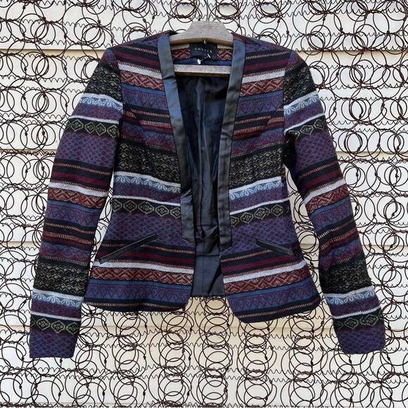 Costes Netherlands art deco woven tapestry blazer jacket - Picture 1 of 6